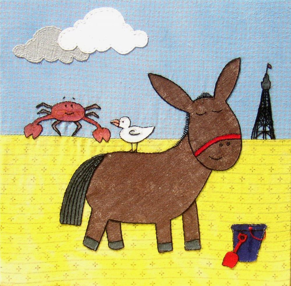 Greetings Card "a Day At The Seaside"